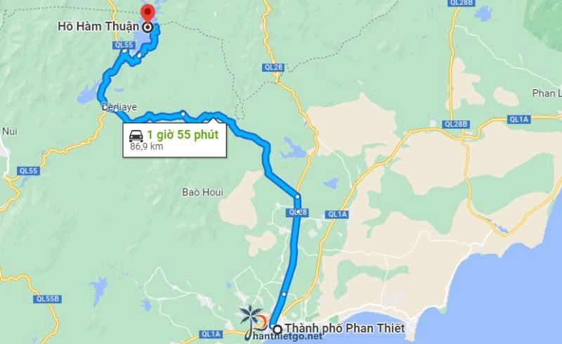 Hồ Hàm Thuận - Dạo chơi trên ốc đảo xanh ngát giữa lòng Bình Thuận - 1728