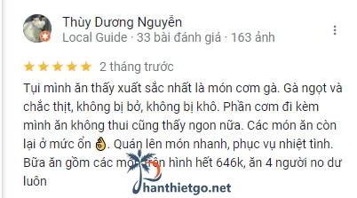 Cơm Gà Hạnh Hương - Phan Thiết - 3096