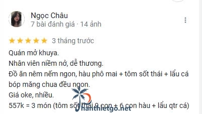 Quán Hải Sản Phố Đêm - Phan Thiết - 3218