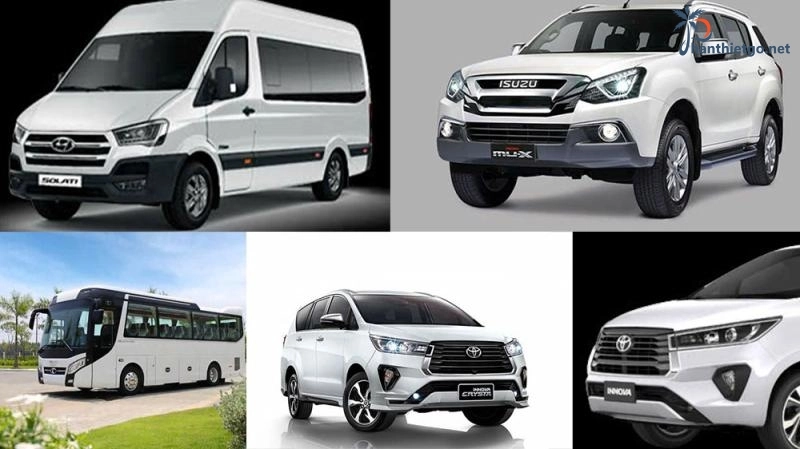 Thuê xe hợp đồng 4-7-16-29-45 chỗ tại Phan Thiết Bình Thuận